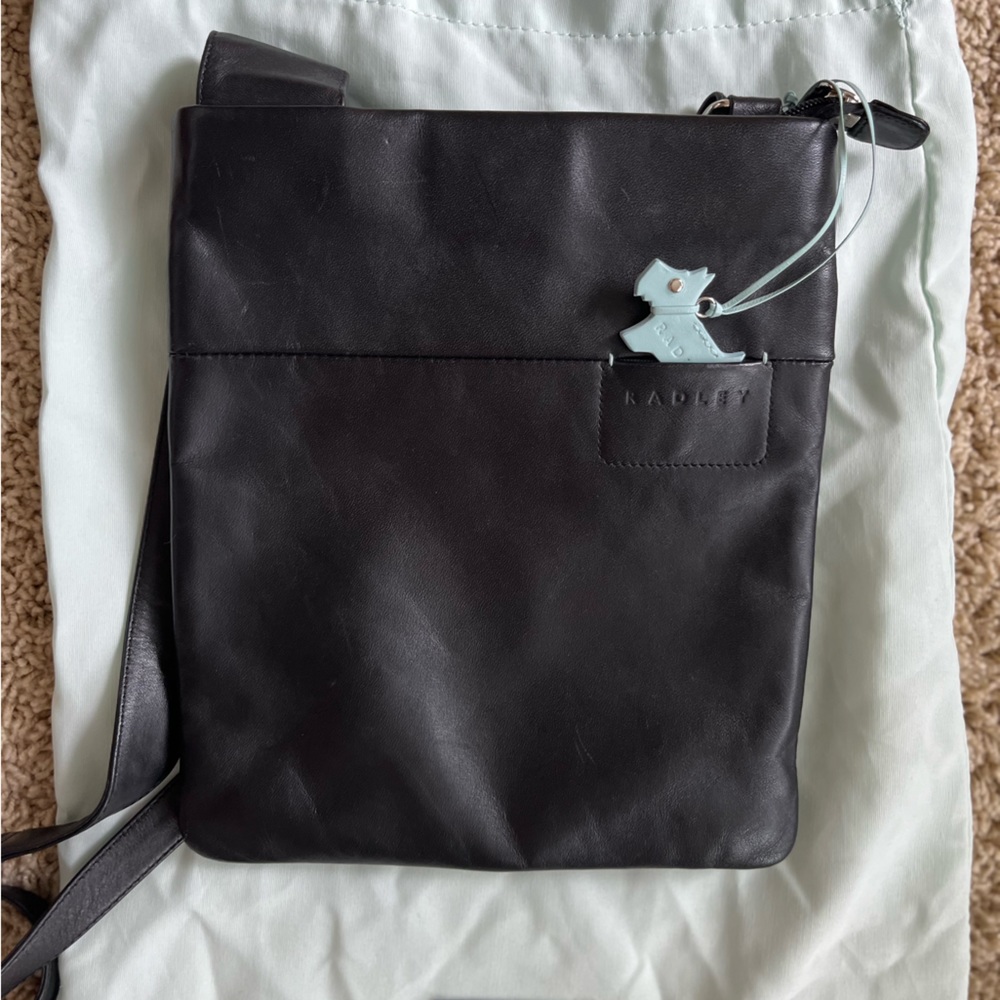 Radley London black leather crossbody